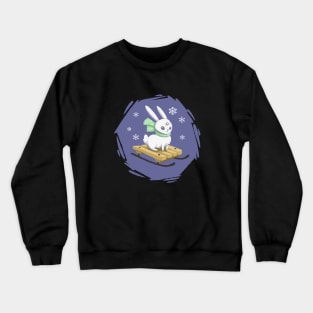 cute winter rabbit Crewneck Sweatshirt